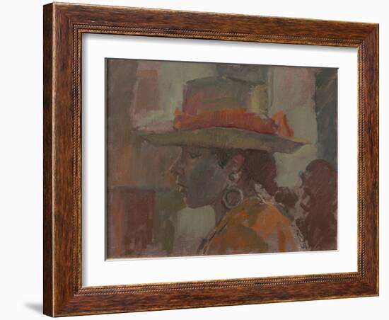 The Straw Hat, 2006-Pat Maclaurin-Framed Giclee Print