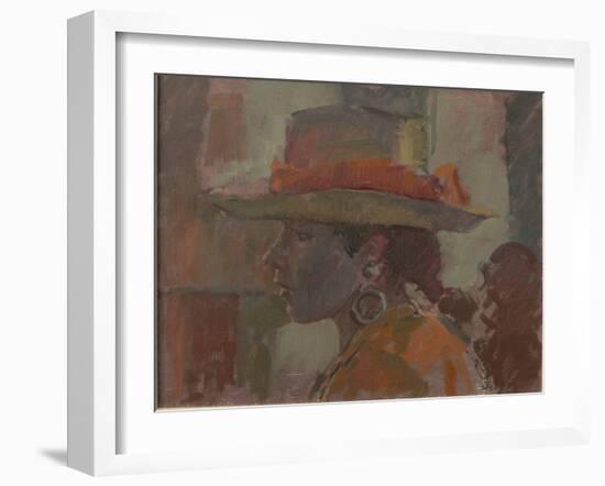 The Straw Hat, 2006-Pat Maclaurin-Framed Giclee Print