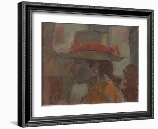 The Straw Hat, 2006-Pat Maclaurin-Framed Giclee Print