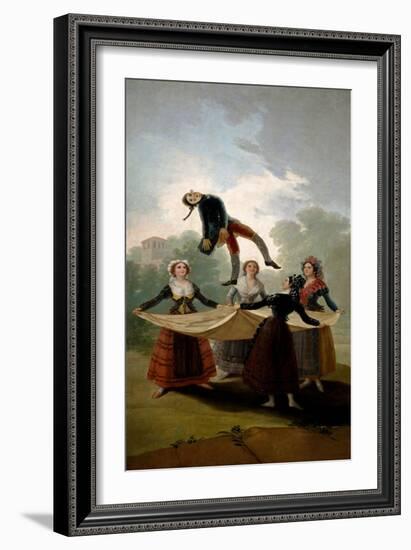 The Straw Manikin, 1791-1792-Francisco de Goya y Lucientes-Framed Giclee Print