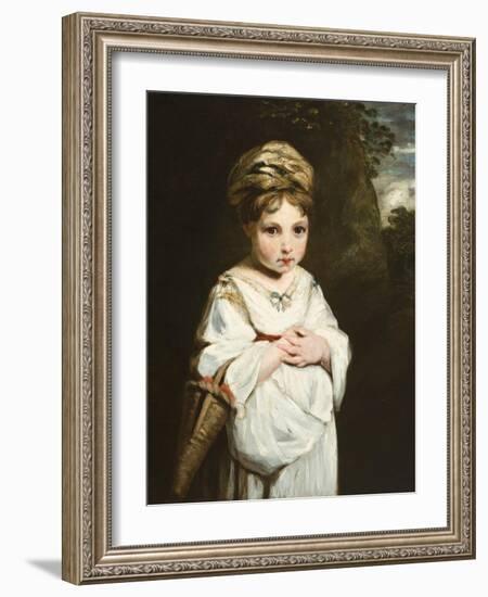 The Strawberry Girl, 1773-77-Sir Joshua Reynolds-Framed Giclee Print