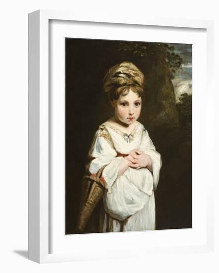 The Strawberry Girl, 1773-77-Sir Joshua Reynolds-Framed Giclee Print