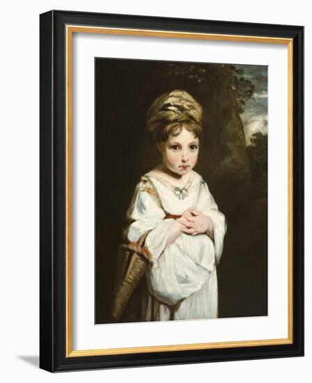 The Strawberry Girl, 1773-77-Sir Joshua Reynolds-Framed Giclee Print