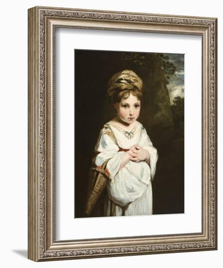 The Strawberry Girl, 1773-77-Sir Joshua Reynolds-Framed Giclee Print