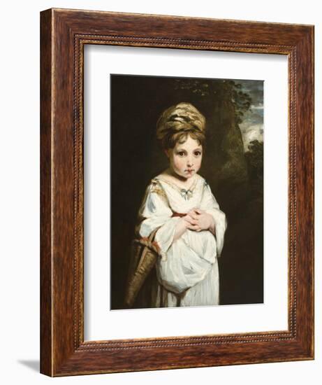 The Strawberry Girl, 1773-77-Sir Joshua Reynolds-Framed Giclee Print