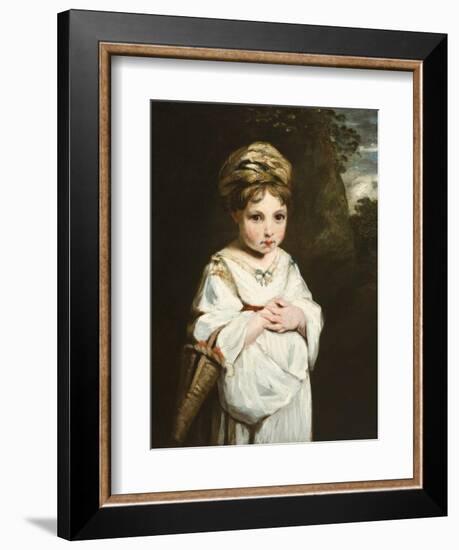 The Strawberry Girl, 1773-77-Sir Joshua Reynolds-Framed Giclee Print