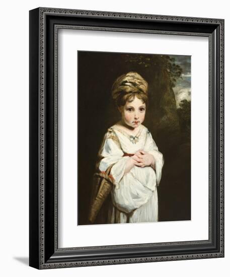 The Strawberry Girl, 1773-77-Sir Joshua Reynolds-Framed Giclee Print