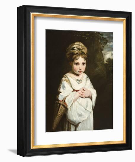 The Strawberry Girl, 1773-77-Sir Joshua Reynolds-Framed Giclee Print