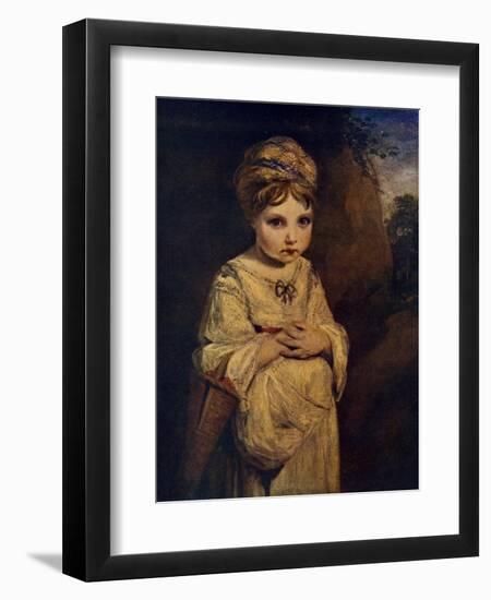 The Strawberry Girl, C1770S-Joshua Reynolds-Framed Giclee Print