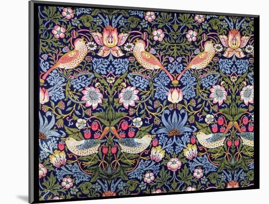 'The Strawberry Thief', textile designed by William Morris, 1883-William Morris-Mounted Giclee Print