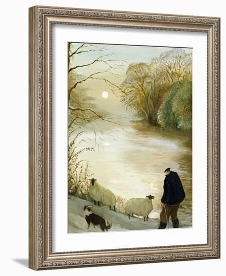 The Stray Sheep-Margaret Loxton-Framed Giclee Print