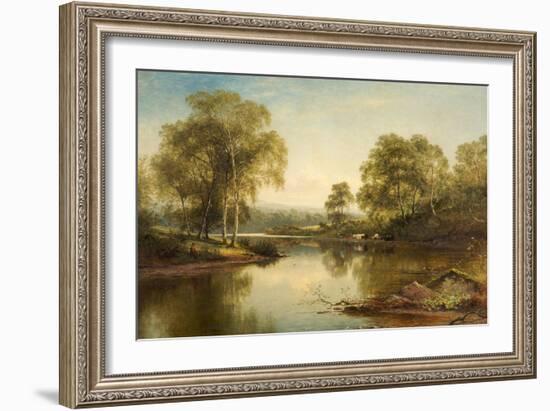 The Stream Through the Birch Woods, 1871-Benjamin Williams Leader-Framed Giclee Print