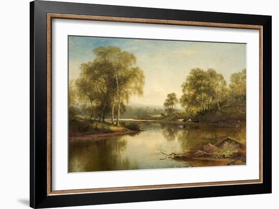 The Stream Through the Birch Woods, 1871-Benjamin Williams Leader-Framed Giclee Print