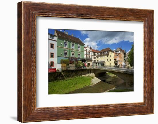 The Stream Triebisch in the Old Town of Mei§en-Uwe Steffens-Framed Photographic Print