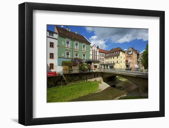 The Stream Triebisch in the Old Town of Mei§en-Uwe Steffens-Framed Photographic Print