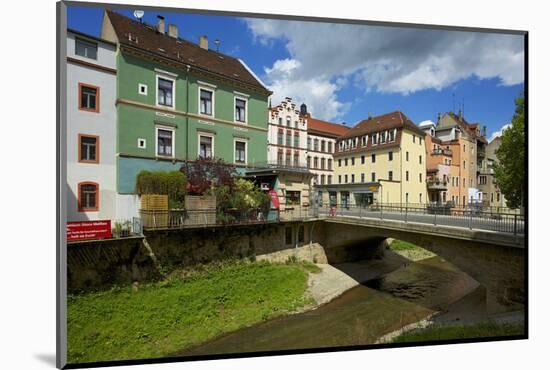 The Stream Triebisch in the Old Town of Mei§en-Uwe Steffens-Mounted Photographic Print