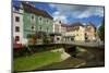 The Stream Triebisch in the Old Town of Mei§en-Uwe Steffens-Mounted Photographic Print