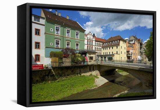 The Stream Triebisch in the Old Town of Mei§en-Uwe Steffens-Framed Premier Image Canvas