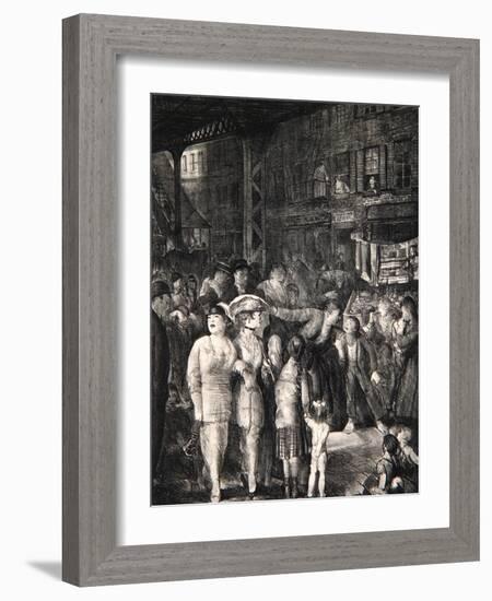 The Street, 1917-George Wesley Bellows-Framed Giclee Print