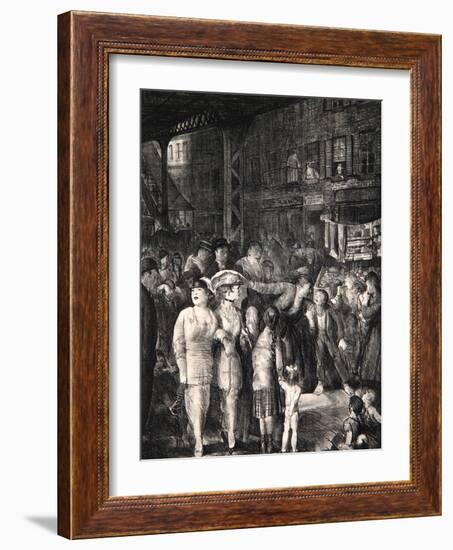 The Street, 1917-George Wesley Bellows-Framed Giclee Print