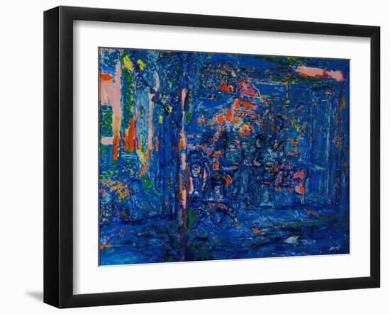 The Street Cafe-Brenda Brin Booker-Framed Giclee Print