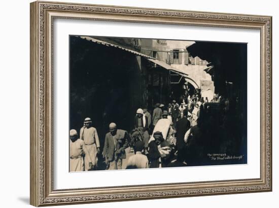 The Street Called Straight, Damascus, Syria, 1936-null-Framed Photographic Print