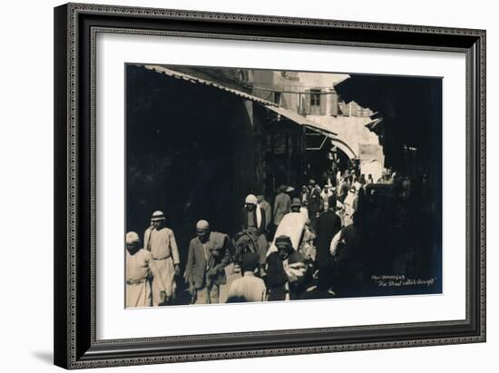 The Street Called Straight, Damascus, Syria, 1936-null-Framed Photographic Print