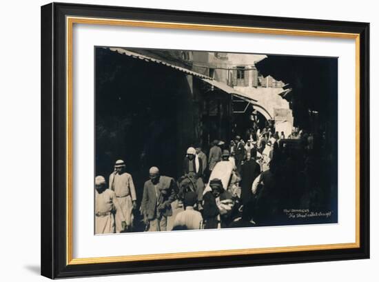 The Street Called Straight, Damascus, Syria, 1936-null-Framed Photographic Print