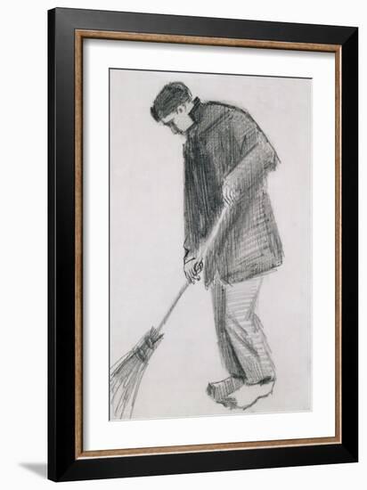 The Street Cleaner-Vincent van Gogh-Framed Giclee Print