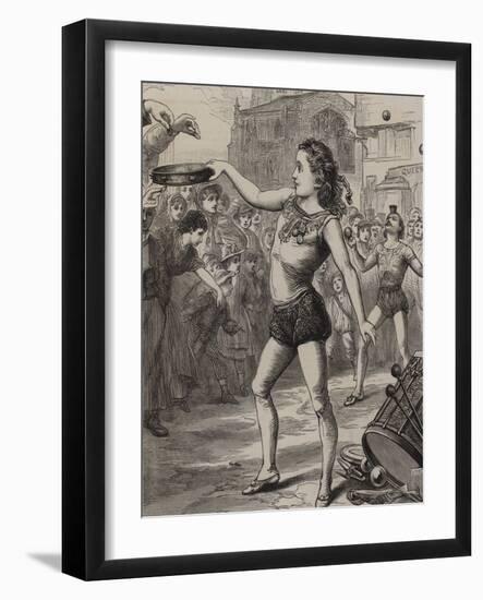 The Street Conjurors-null-Framed Giclee Print
