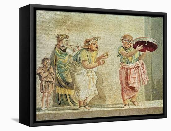 The Street Musicians, circa 100 BC-null-Framed Premier Image Canvas