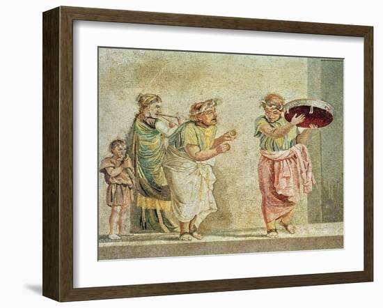 The Street Musicians, circa 100 BC-null-Framed Giclee Print