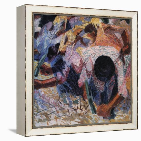 The Street Pavers-Umberto Boccioni-Framed Premier Image Canvas