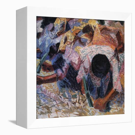 The Street Pavers-Umberto Boccioni-Framed Premier Image Canvas