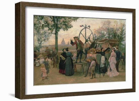 The Street Players-Marie Francois Firmin-Girard-Framed Giclee Print