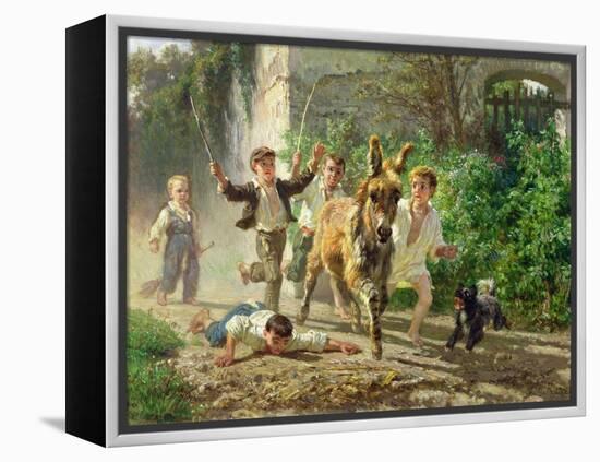The Street Urchins, 1872-Filippo Palizzi-Framed Premier Image Canvas