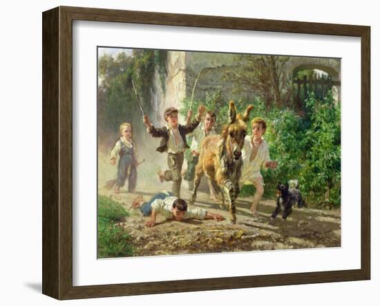 The Street Urchins, 1872-Filippo Palizzi-Framed Giclee Print