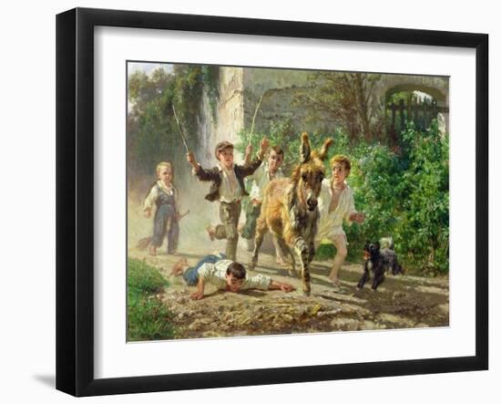 The Street Urchins, 1872-Filippo Palizzi-Framed Giclee Print