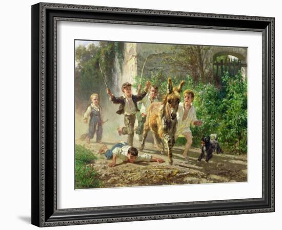 The Street Urchins, 1872-Filippo Palizzi-Framed Giclee Print