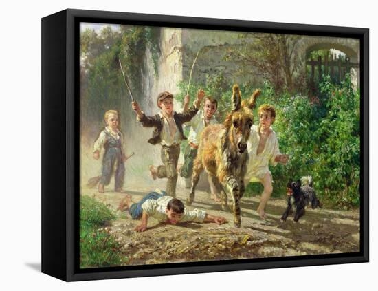 The Street Urchins, 1872-Filippo Palizzi-Framed Premier Image Canvas