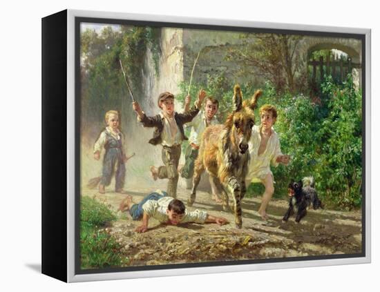 The Street Urchins, 1872-Filippo Palizzi-Framed Premier Image Canvas