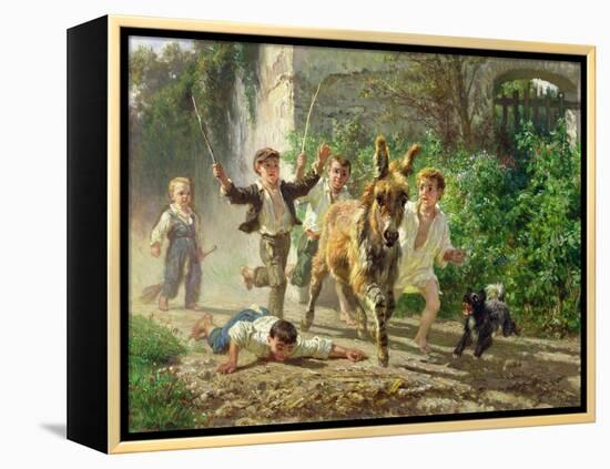 The Street Urchins, 1872-Filippo Palizzi-Framed Premier Image Canvas