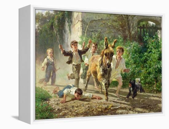 The Street Urchins, 1872-Filippo Palizzi-Framed Premier Image Canvas