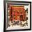 The Street Was Never the Same Again-Norman Rockwell-Framed Giclee Print