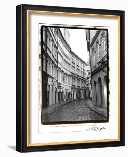 The Streets of Prague I-Laura Denardo-Framed Art Print