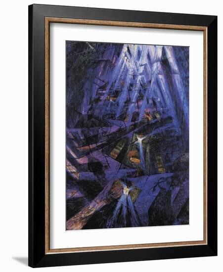 The Strengths of a Street-Umberto Boccioni-Framed Giclee Print