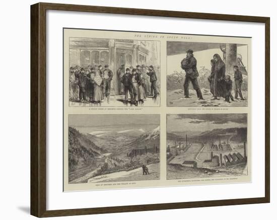 The Strike in South Wales-Joseph Nash-Framed Giclee Print