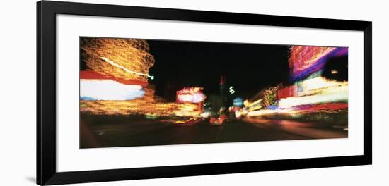 The Strip at Night, Las Vegas, Nevada, USA-null-Framed Photographic Print