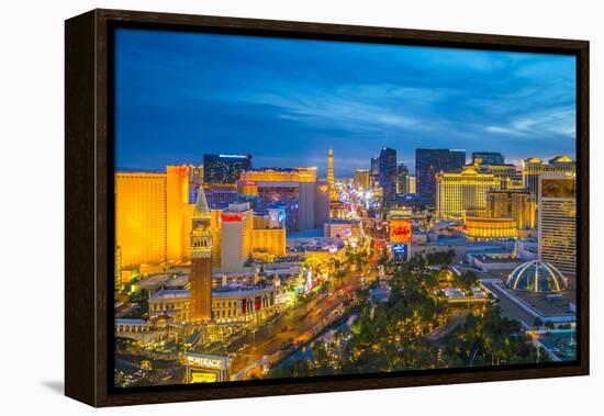 The Strip, Las Vegas, Nevada, United States of America, North America-Alan Copson-Framed Premier Image Canvas