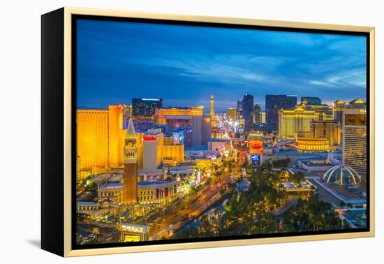 The Strip, Las Vegas, Nevada, United States of America, North America-Alan Copson-Framed Premier Image Canvas